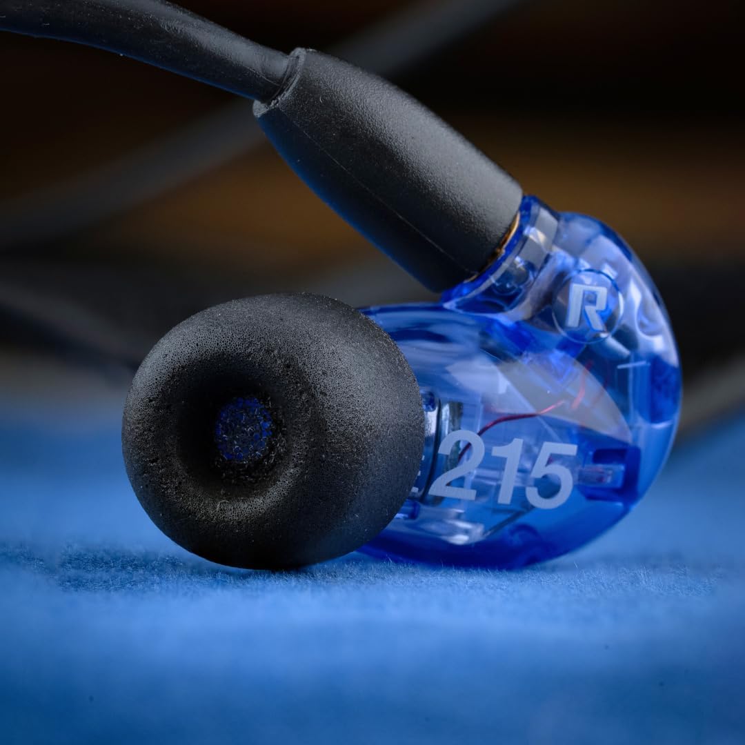 Comply 100 Core Series | Memory Foam Replacement IEM Ear Tips for Etymotic, Westone, Klipsch & More | Superior Noise Isolation, Ultimate Comfort, Secure Fit | Black, (S/M/L) (3 Pairs)