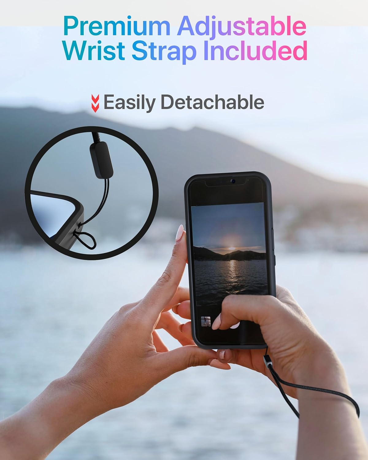 TORU CX Slim for iPhone 15 Case Wallet | Protective Shockproof Heavy Duty Cover with Hidden Card Holder & Card Slot | Mirror & Wrist Strap Included - Flowers