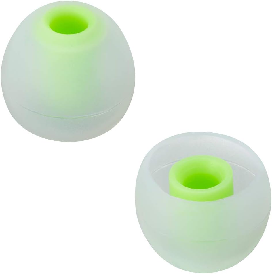 Earbud Tips Soft Silicone Earbuds Replacement Tips Fit for in-Ear Headphones(Inner Hole from 3.8mm - 4.2mm Earphones) 9 Pairs S/M/L