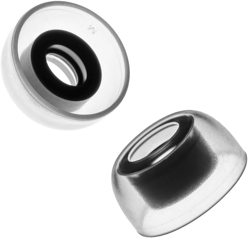 AZLA SednaEarfit Crystal for Bose Earbuds 2 Pair - Bose Earbuds Replacement Tips - Compatible with Bose Quietcomfort Ultra Earbuds, Bose QC Earbuds II (M)