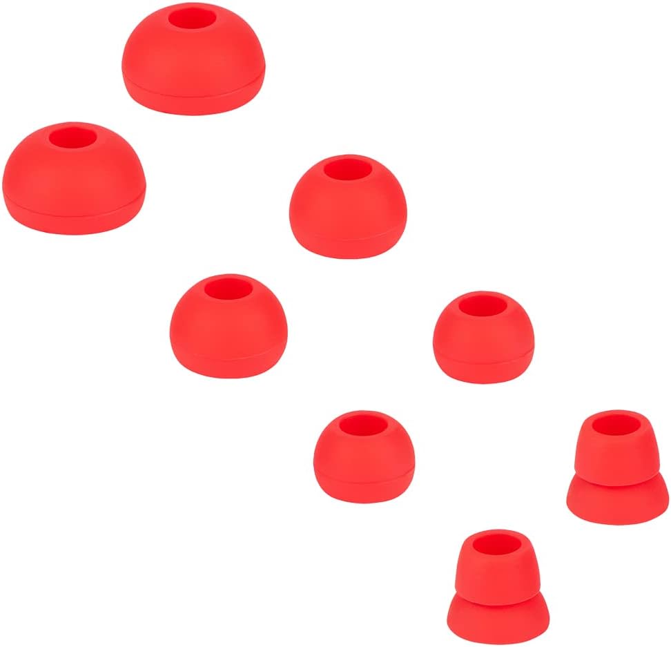 Earbud Replacement Tips Silicone Ear Tips Compatible with Powerbeats 1/2/3 Wireless Beats by Dre Headphones,4 Pairs Earbud Cap
