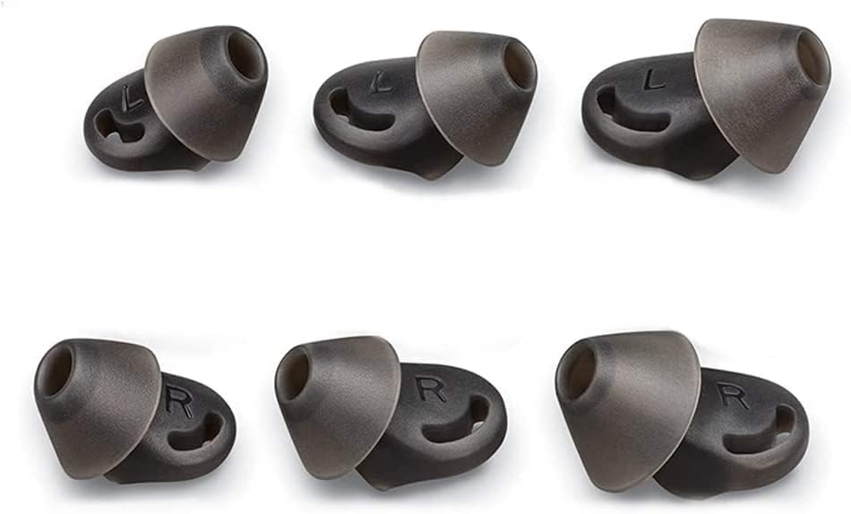 Voyager 6200 UC Eartips Replacement,in-Ear Gels Kit for Plantronics 6200 UC/Backbeat Go 410 Headphone-3 Pair Small