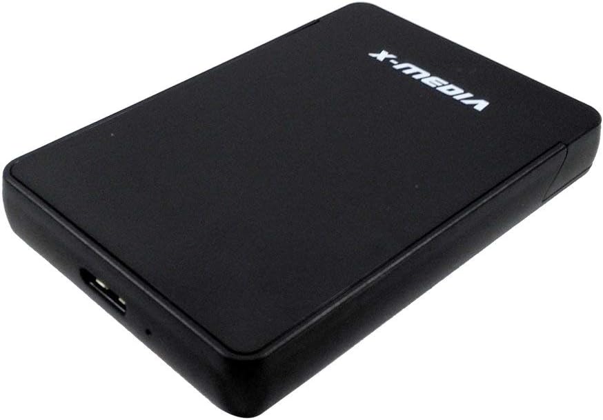 X-MEDIA XM-EN2279U3 2.5-Inch Tool-Free USB 3.0 SATA SSD HDD Hard Disk Drive External Enclosure Case | Support 7mm / 9.5mm Height HDDs