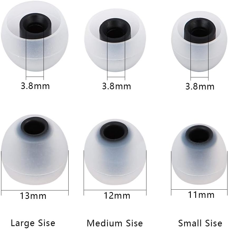 Earbud Tips Earbuds Replacement Tips Ear Tips Earbuds Eartips Eargels 9 Pairs SML