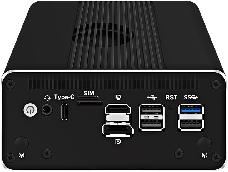 CWWK Intel Alder Lake N100(4C/4T Up to 3.4GHz)/N305(8C/8T Up to 3.8GHz) Dual SFP+10GbE Mini PC|4xIntel I226-V 2.5GbE |DDR5 Memory|PCI-E x4|HDMI+DP+Type-C (10 Gigabit N100, 32G RAM 256G SSD)