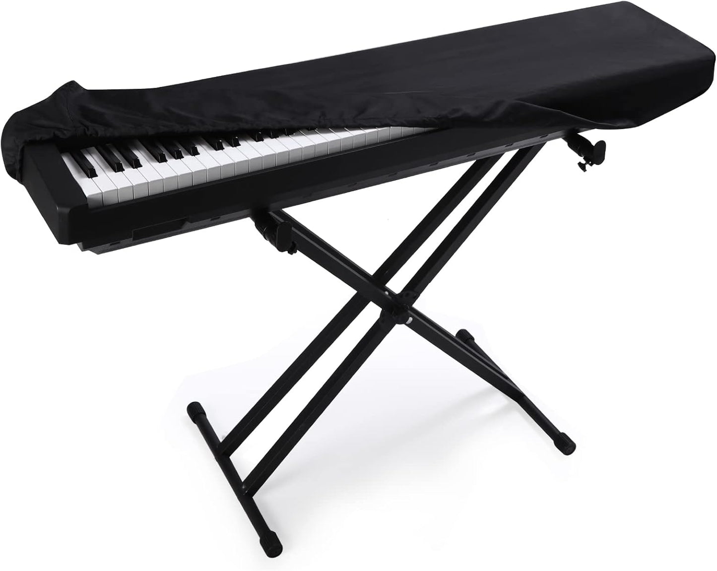 88 Keys Electric Piano Keyboard Dust Cover, Adjustable Electric Piano Keyboard Covers for Digital Electric Pianos, Full Cover Elastic Lock Music keyboard Protector Cover