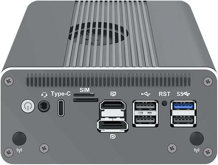 CWWK Intel Alder Lake N100(4C/4T Up to 3.4GHz)/N305(8C/8T Up to 3.8GHz) Dual SFP+10GbE Mini PC|4xIntel I226-V 2.5GbE |DDR5 Memory|PCI-E x4|HDMI+DP+Type-C (10 Gigabit N100, 8G RAM 256G SSD)