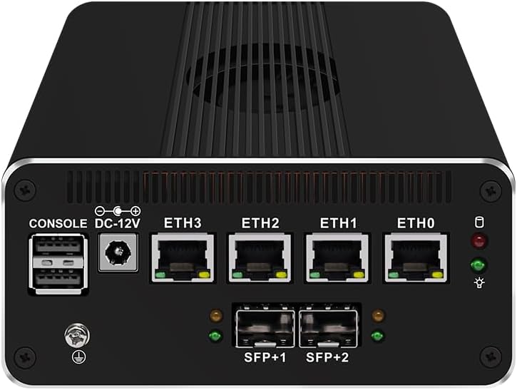 CWWK Intel Alder Lake N100(4C/4T Up to 3.4GHz)/N305(8C/8T Up to 3.8GHz) Dual SFP+10GbE Mini PC|4xIntel I226-V 2.5GbE |DDR5 Memory|PCI-E x4|HDMI+DP+Type-C (10 Gigabit N100, 8G RAM 256G SSD)