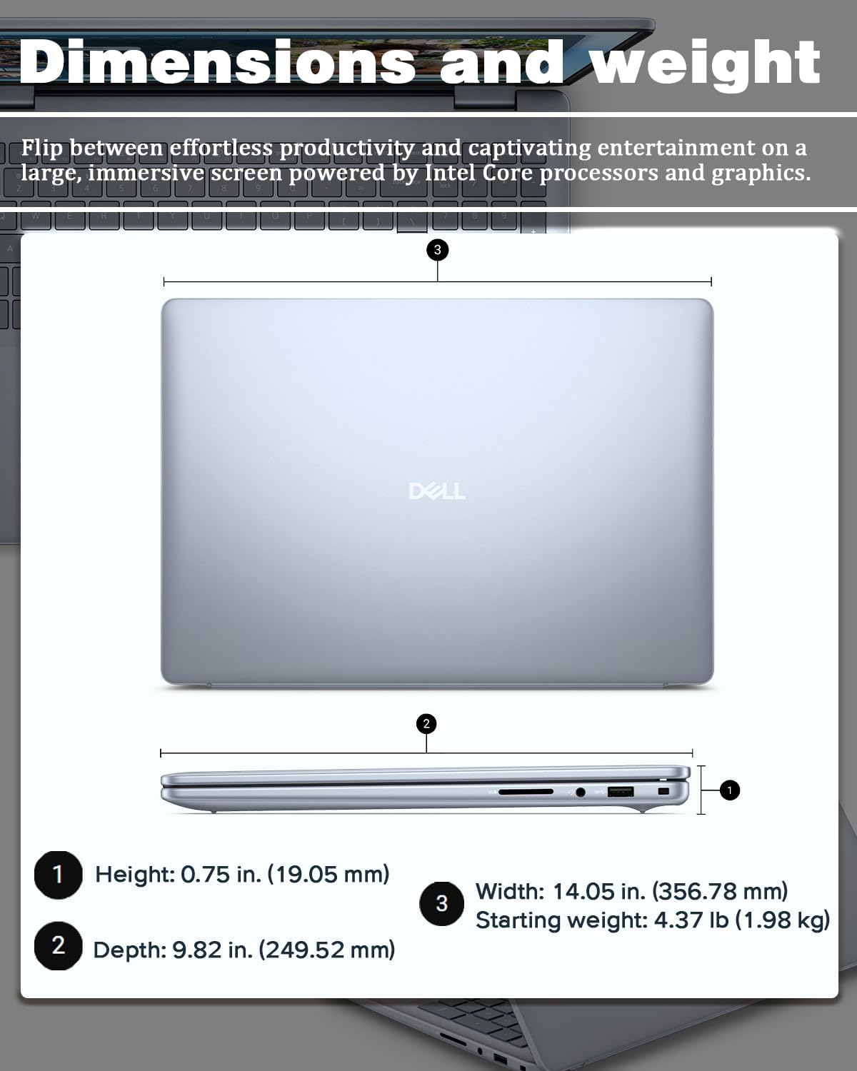 Dell Inspiron 16 Business Laptop - 16'' Touchscreen FHD+ Dsiaplay, Intel 10-Core 7 150U(Up to 5.4GHz) Express Charge, Backlit Keyboard, Windows 11 pro, Fingerprint (32GB RAM | 1TB SSD