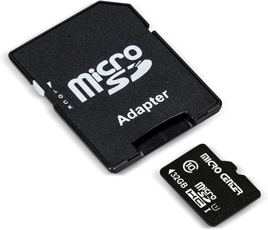 INLAND Micro Center 32GB Class 10 MicroSDHC Flash Memory Card with Adapter for Mobile Device Storage Phone, Tablet, Drone & Full HD Video Recording - 80MB/s UHS-I, C10, U1 (2 Pack)