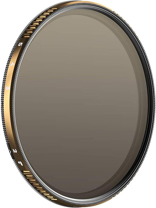 PolarPro 77mm Peter McKinnon Mist VND Camera Filter - 2-5 Stop Variable Neutral Density Lens Filter for DSLR/Mirrorless Pro Video – for Cinematic Shutter Speed Control + Diffusion