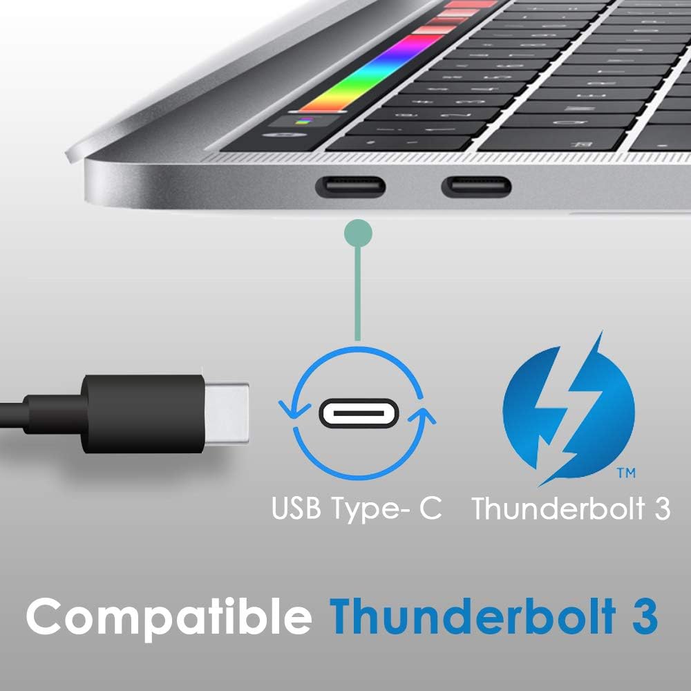 Opro9 4-in-1 USB C to Ethernet Hub, USB OTG Network Adapter, 3xUSB 3.0, Thunderbolt 3, with 10/100/1000 Mpbs RJ45 Gigabit Ethernet LAN Network, Adapter Converter for Mac/Windows/OS/Linux and More