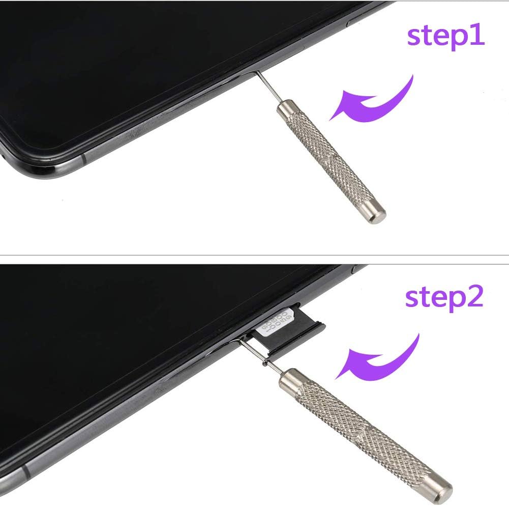 22Pcs SIM Card Removal Openning Tool Tray Eject Pins Needle Opener Ejector Compatible with iPhone 16/15/14/13/12 Pro Max Mini,Galaxy S21/22/23 Series,All HTC iPad Cell Phone Smartphone