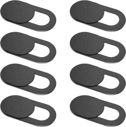 Laptop Camera Cover Slide, [8 Pack] Ultra-Thin Webcam Cover Compatible with MacBook,Laptop,PC,Computer,iMac,iPad, iPhone 6/7/8 Plus. 0.022in Thick Web Blocker Protect Your Privacy and Security