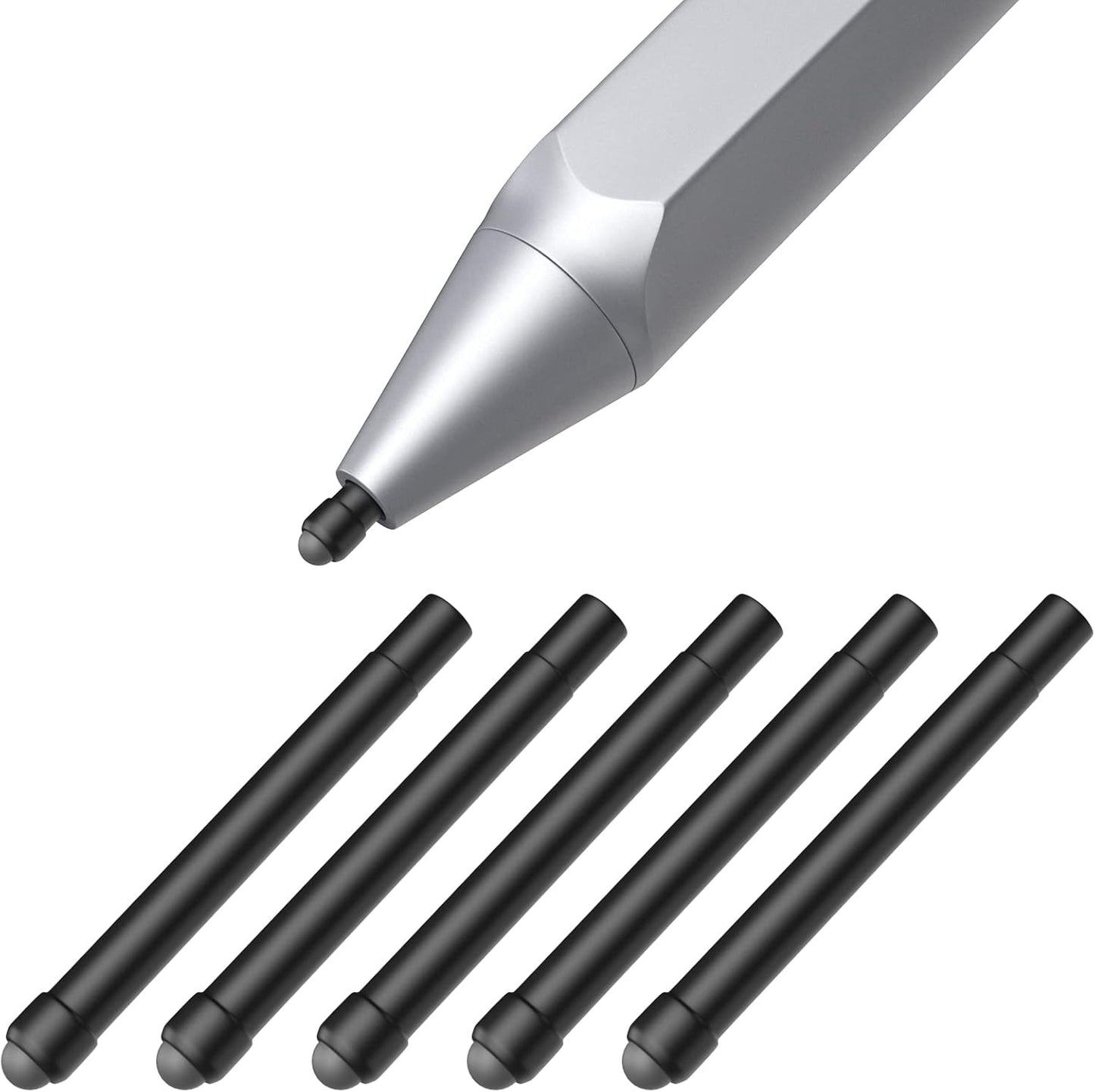 MoKo Pen Tip Compatible with Surface Pen, Pack of 5 HB Original Pen Tips, Stylus Pen Tips, Replacement Tip, Stylus Pen Compatible with Surface Pro 2017 Pen (Model 1776) / Surface Pro 4 Pen
