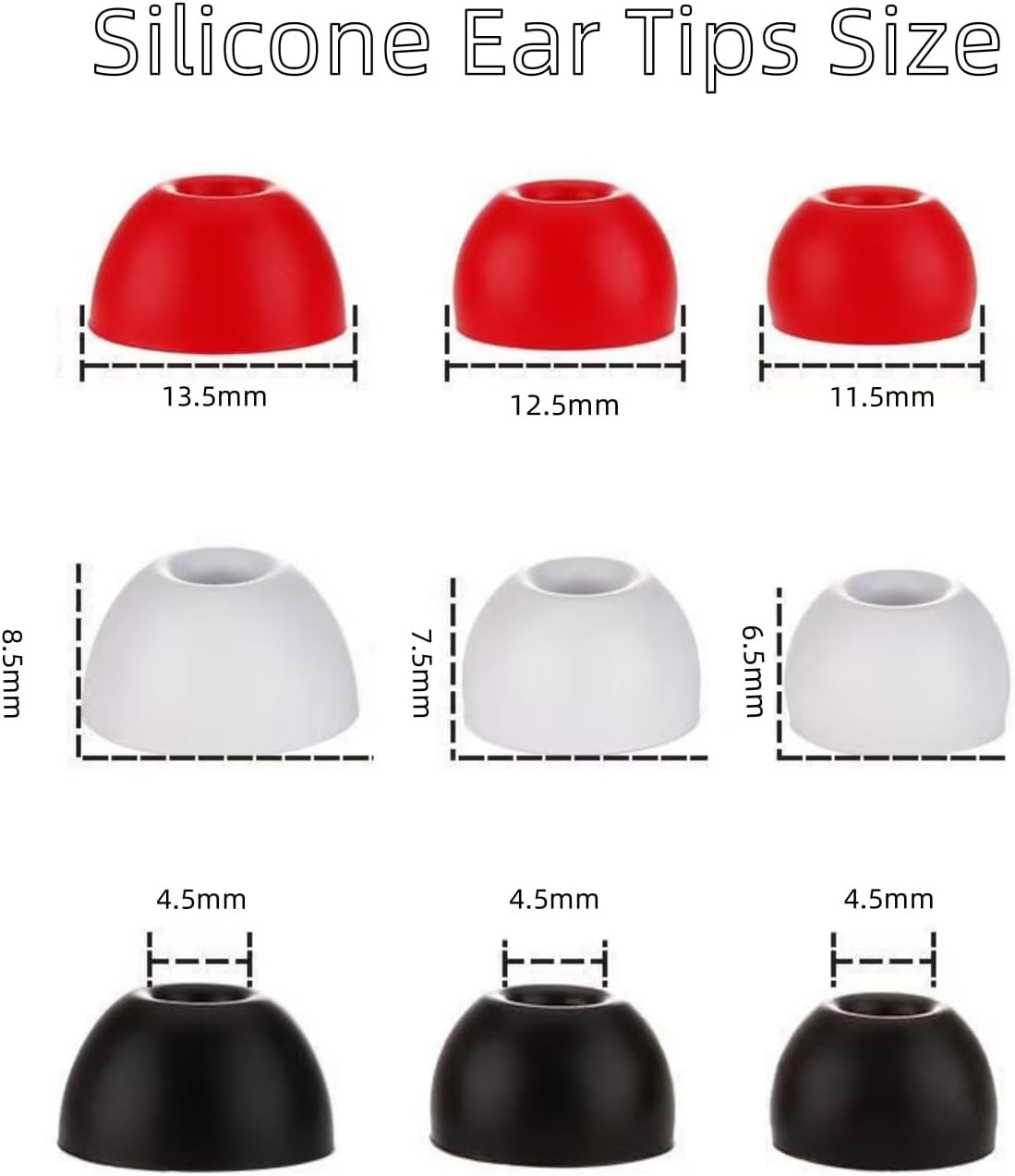 Replacement Ear Tips for Beats Fit Pro, Beats Studio Buds+, Beats Studio Buds, Beats Solo Buds Silicone Earbuds Washable Noise Isolation, Fit in The Charging Case, 6 Pairs S/M/L (Coral Pink)