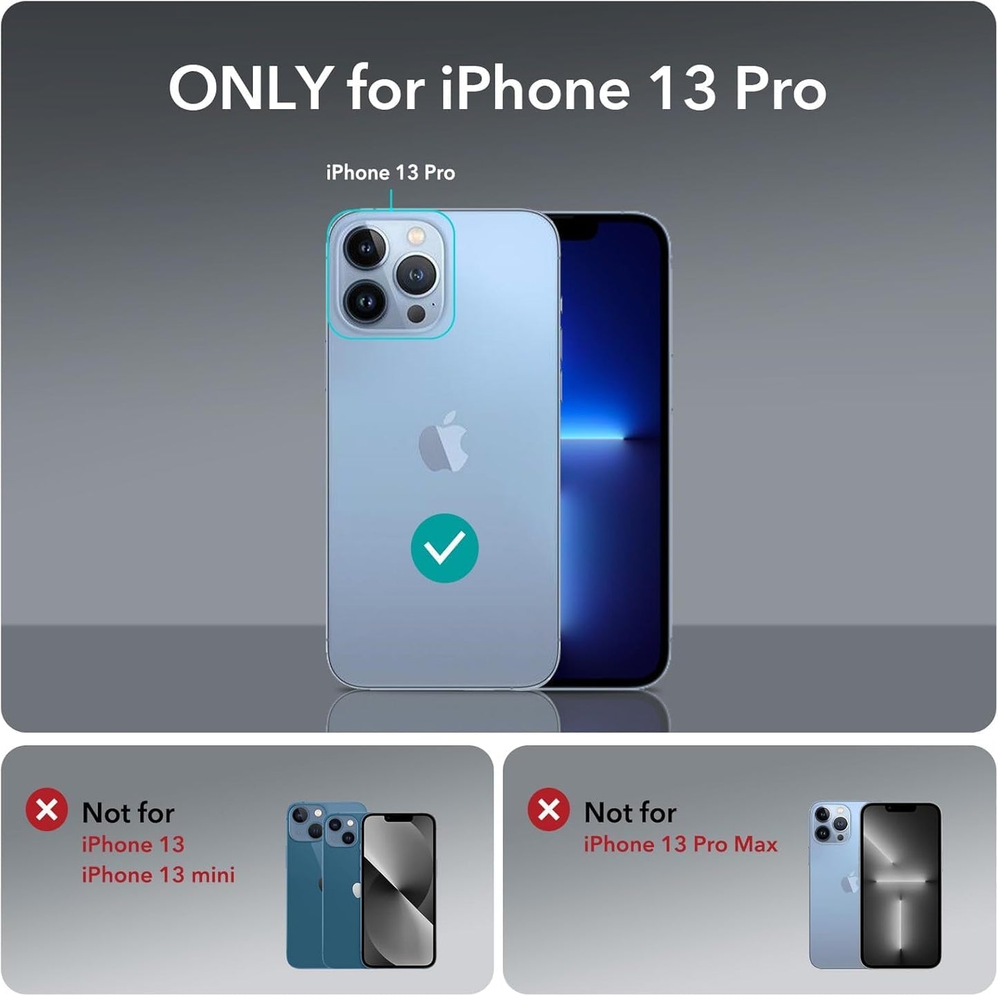 Compatible with iPhone 13 Pro Wallet Phone Case-PU Leather Magnetic Flip Cover with Credit Card Slots,Zipper Pocket & Detachable Wrist Strap,Shockproof Design,for Women and Men-Black