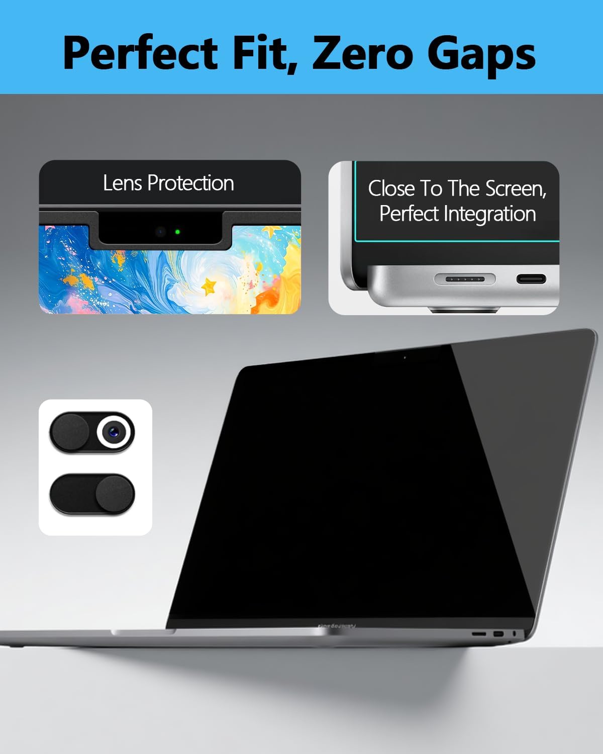 Magnetic Privacy Screen Protector for MacBook Pro 14 Inch 2021-2024 (M1/M2/M3/M4), Removable Anti Spy Glare Blue Light Shield, 14.2" Mac Laptop Privacy Filter"
