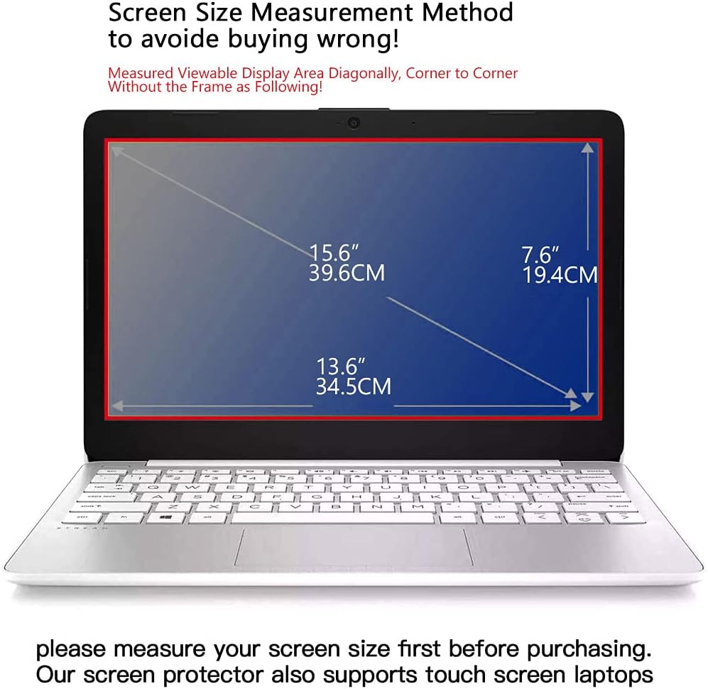 FILMEXT 2 Pack 15.6" Laptop Screen Protector Eye Protection Anti Glare Anti Blue Light Screen Protector Compatible with 15.6” HP/DELL/Asus/Acer/Sony/Samsung/Lenovo/Toshiba/Razer 16:9 Display Laptop"