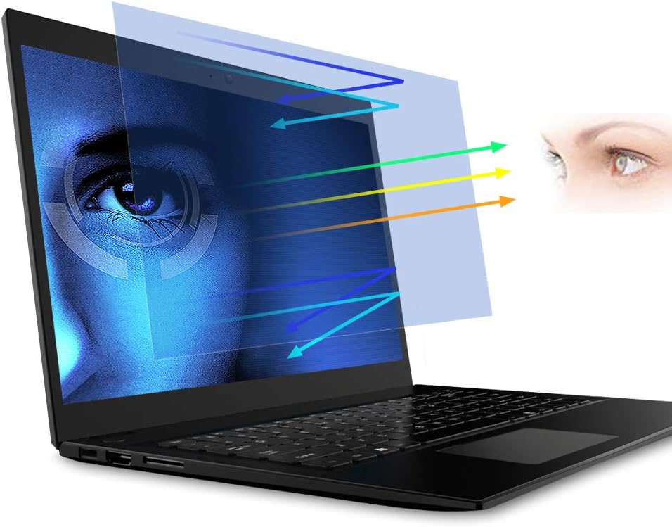 FILMEXT 2 Pack 15.6" Laptop Screen Protector Eye Protection Anti Glare Anti Blue Light Screen Protector Compatible with 15.6” HP/DELL/Asus/Acer/Sony/Samsung/Lenovo/Toshiba/Razer 16:9 Display Laptop"