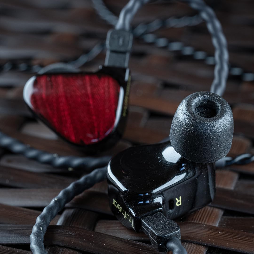 Comply 600 Core Series | Memory Foam Replacement IEM Ear Tips for Truthear, Sennheiser, Moondrop & More | Superior Noise Isolation, Ultimate Comfort, Secure Fit | TechDefender, Black, Small (3 Pairs)