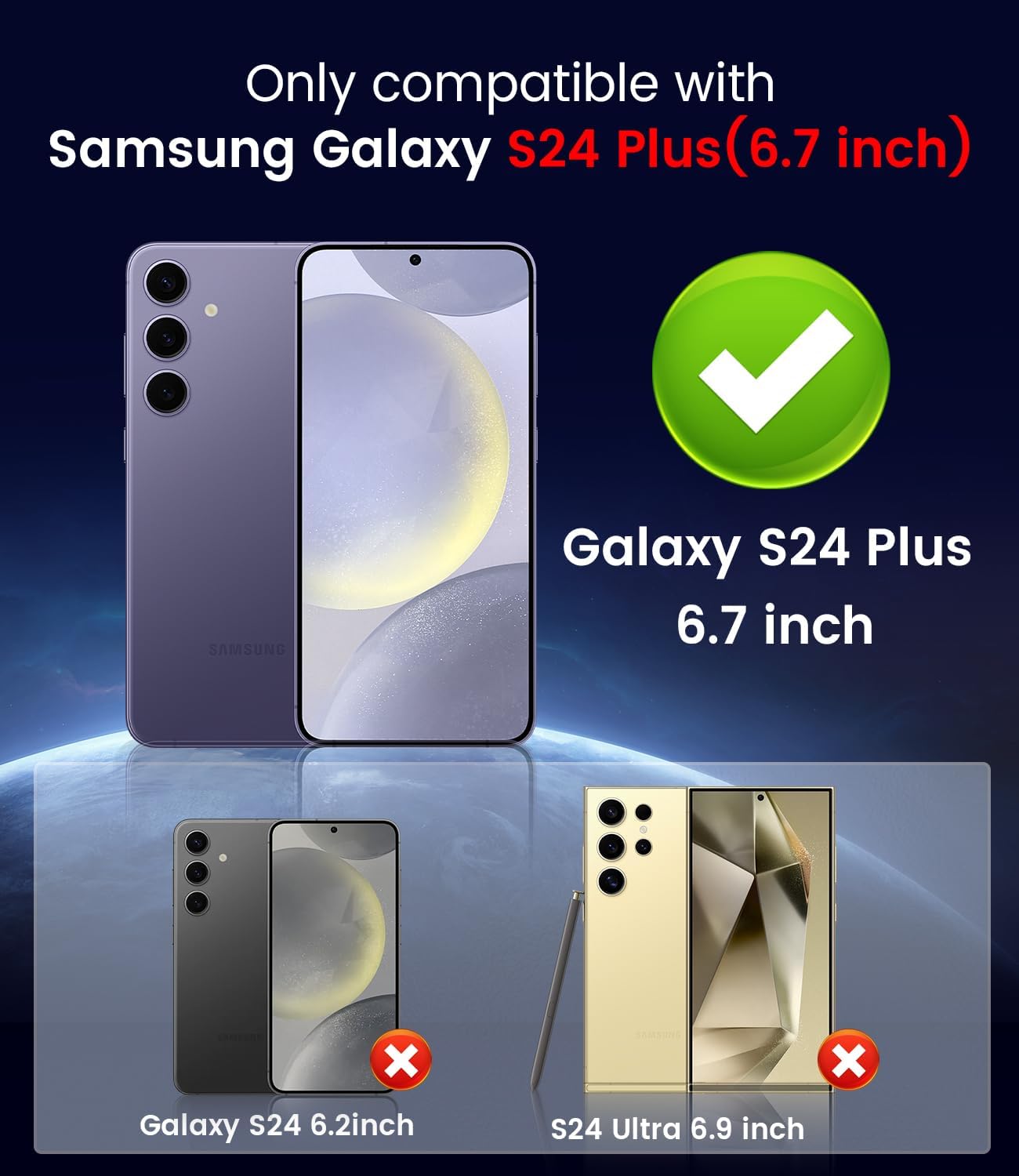 Magnetic for Samsung Galaxy S24 Plus Case [Compatible with MagSafe][Built-in Camera Lens Protector] Slim Soft Silicone Bumper Shockproof Metallic Luster Phone Case (Burgundy)