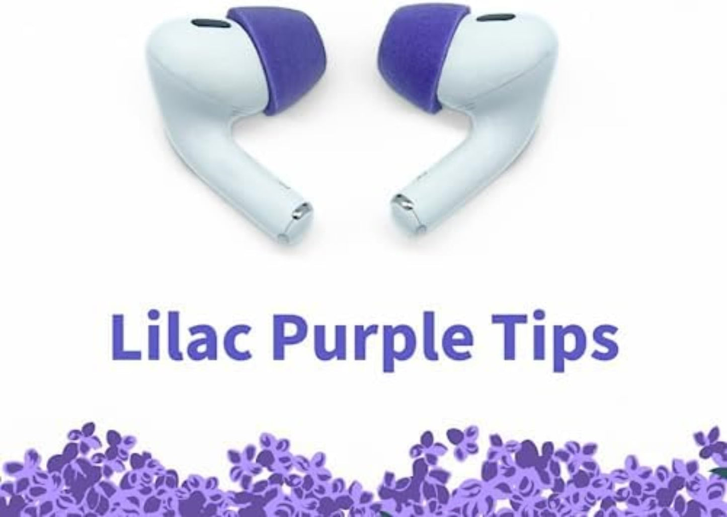 Comply Memory Foam Replacement Earbud Tips for Apple AirPods Pro 1 & 2 | Ultimate Comfort, Secure Fit, Superior Noise Isolation | Anti Slip, Prevent from Falling Out | Purple, Small (3 Pairs)