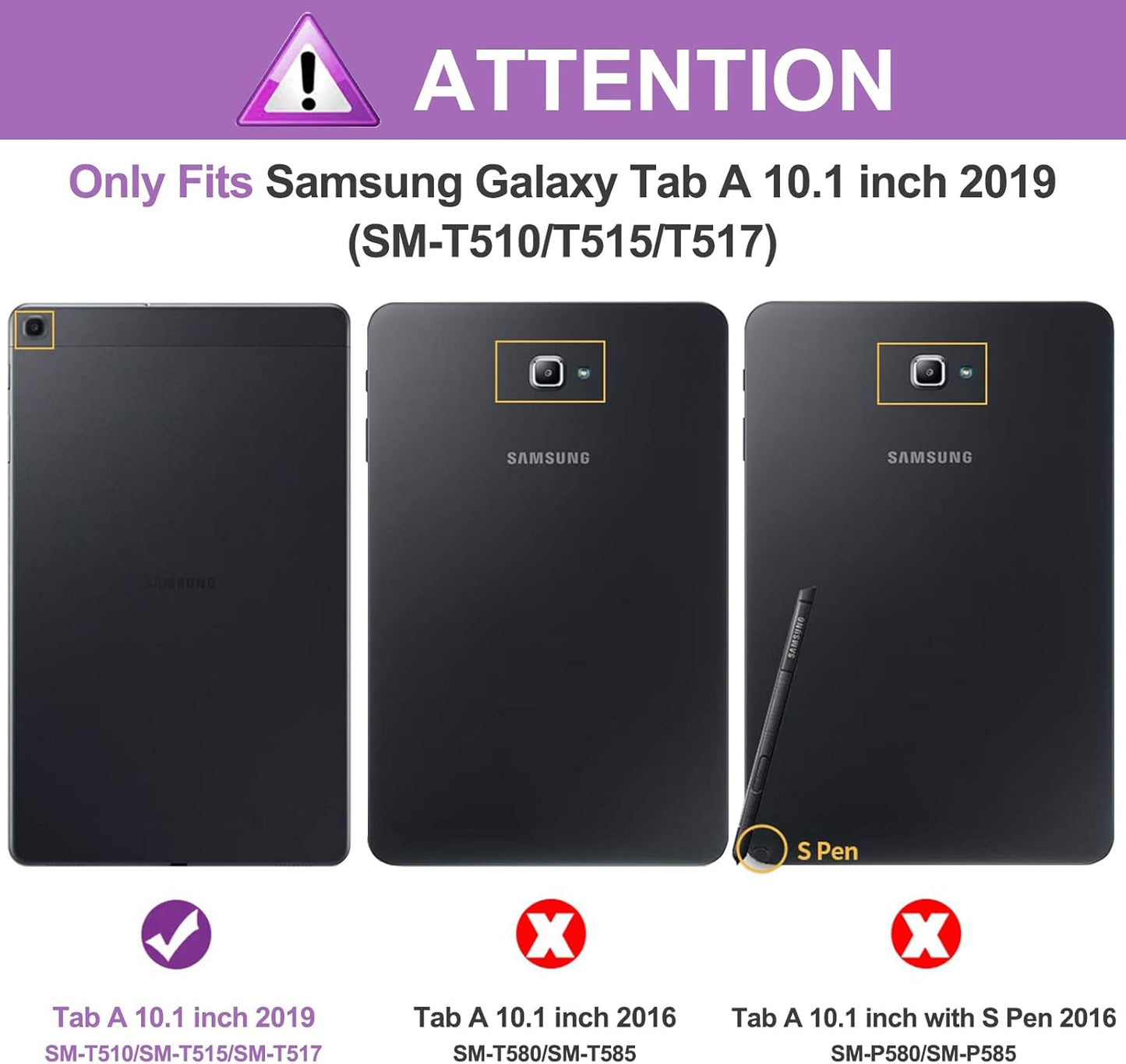 BRAECN for Galaxy Tab A 10.1 Case SM-T510/SM-T515,[Adjustable Hand Strap] [Rotating Stand] [Attachable Shoulder Strap] Heavy Duty Drop Protection Rugged Case for Samsung Tab A 10.1 Inch 2019 -Blue