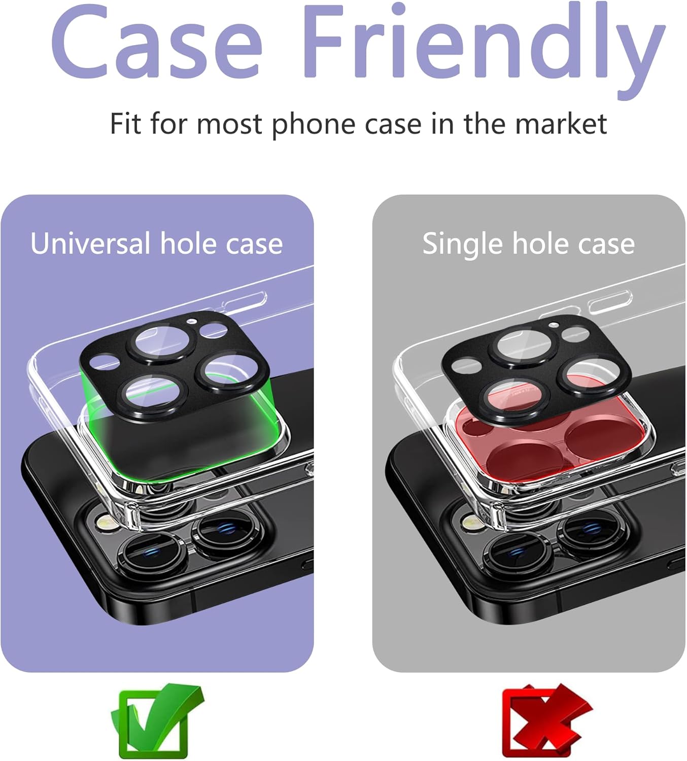 2 Pack Camera Lens Protector for iPhone 14 Pro/iPhone 14 Pro Max,[Not Easy to Breakn ] AR Tempered Glass Strong Adsorption Metal Camera Cover Screen-Silvery
