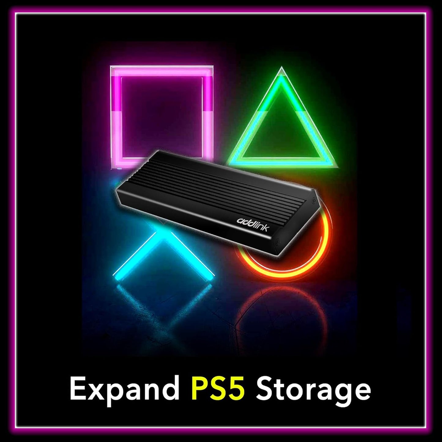 Addlink External Portable SSD 2TB P20 USB 3.2 Gen2 up to 1050MB/s, 3D TLC USB C Solid State Drive, for PC Laptop Mac Windows Linux Android PS4 PS5 Xbox One Smart TV (ad2TBP20B32) Made in Taiwan