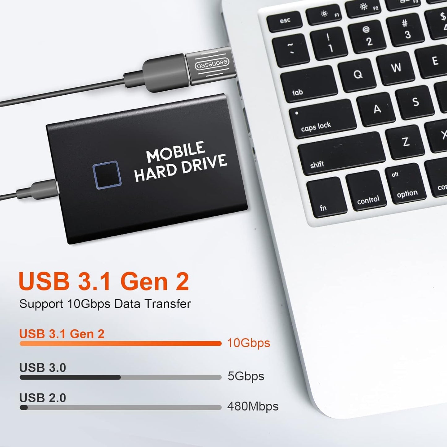 4-Pack USB C to USB Adapter [Gold-Plated],Type-C Male to USB 3.0 Female Adapter,Thunderbolt 3/4 to USB OTG Adapter for MacBook Pro 2020,iPad Pro 2020,MacBook Air 2020 and More Type C Devices (Grey)