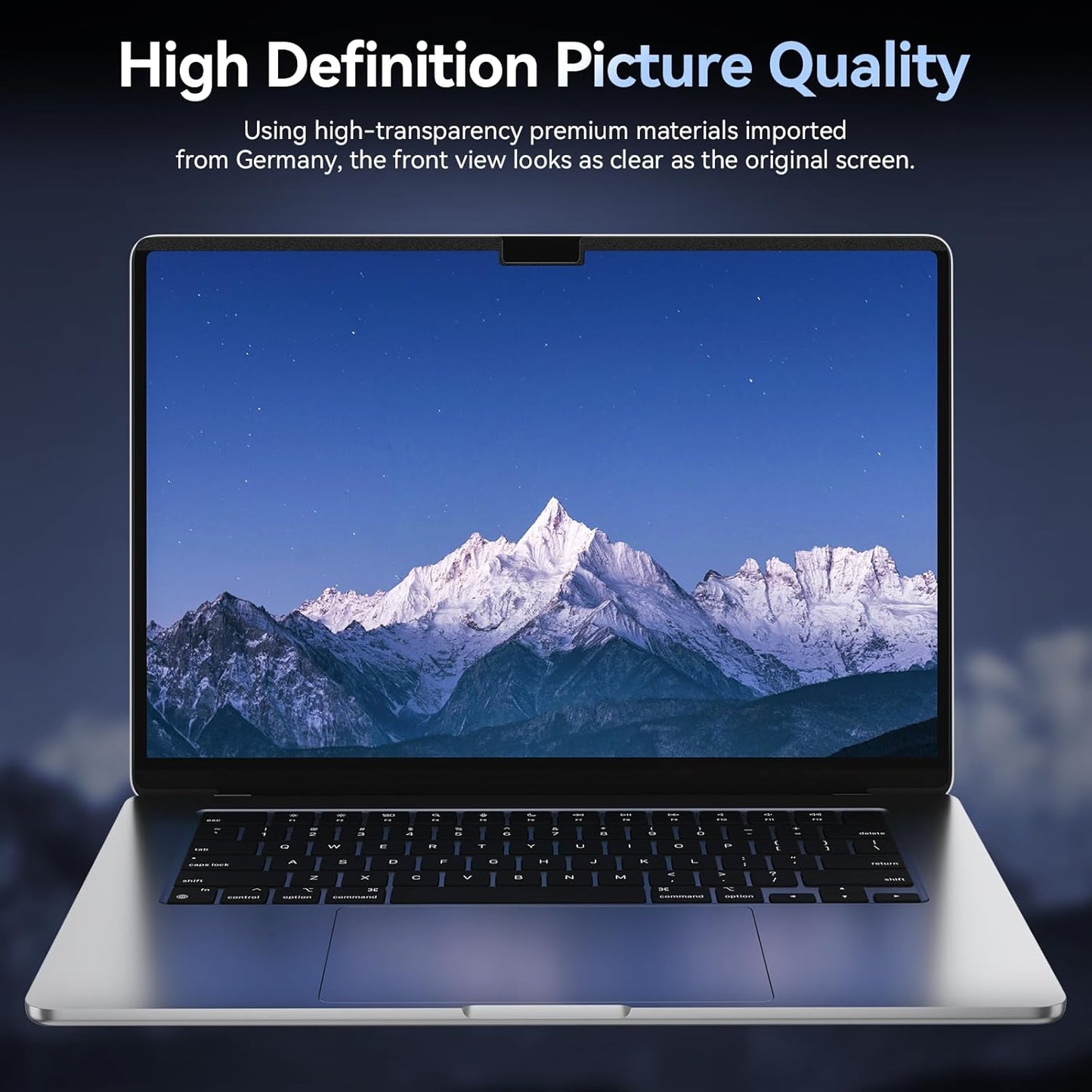 Magnetic Privacy Screen Protector Compatible with MacBook Air M2 13.6 Inch (2022 Release), Removable Anti Spy Blue Light Glare Shield Film Laptop Privacy Filter for Apple Mac Air 13" M2 (A2681)"