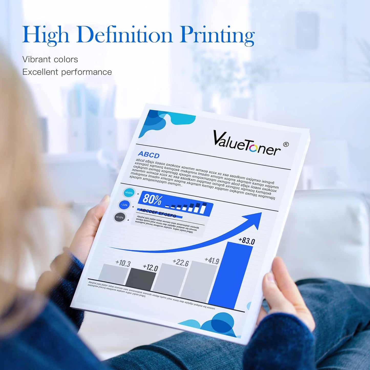 Valuetoner 222XL (5-Pack) High-Capacity Black & Standard Color Remanufactured for Epson 222 Ink Cartridges 222XL Work with Workforce WF-2960 Expression XP-5200 (2 Black, 1 Cyan, 1 Magenta, 1 Yellow)