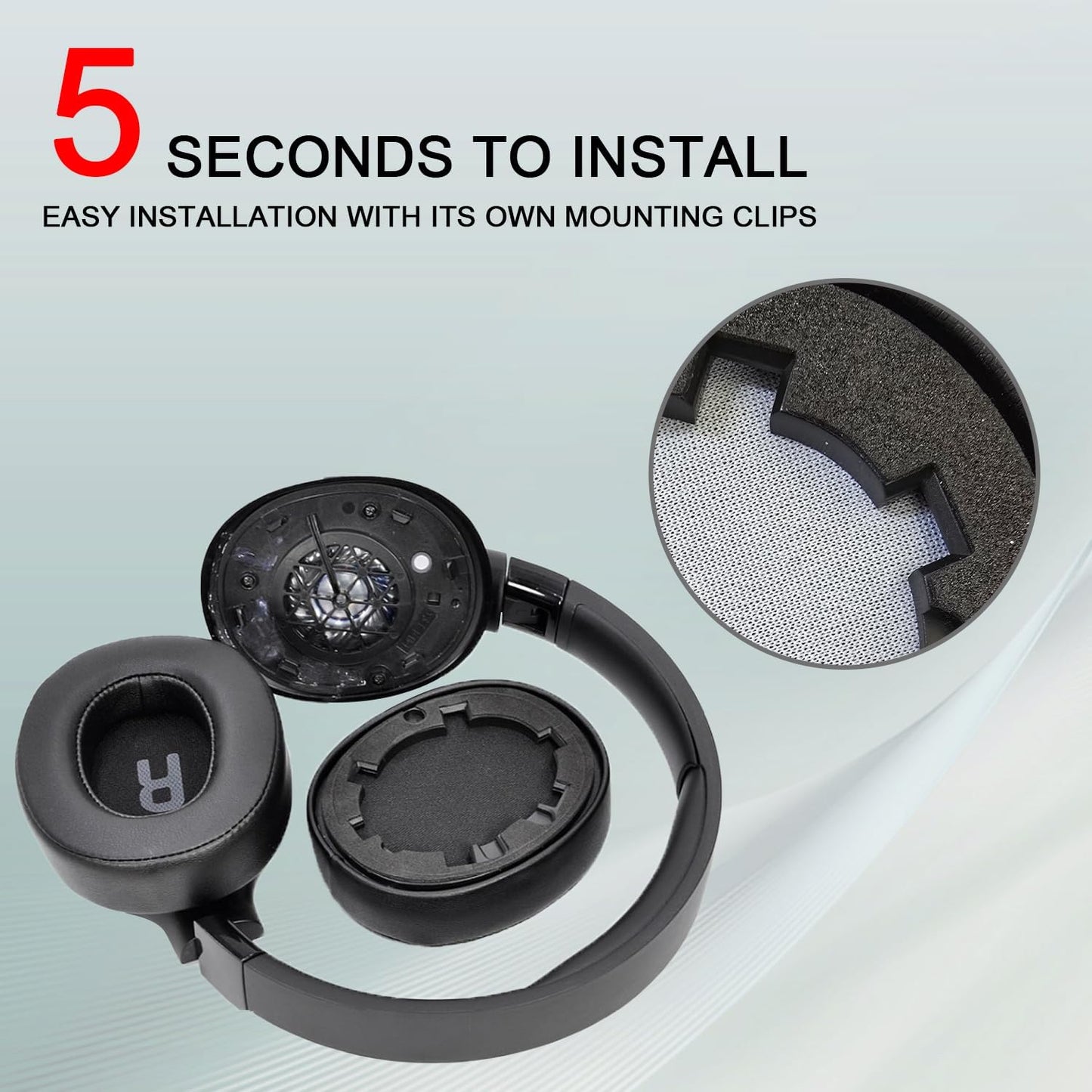 Replacement Ear Pads for JBL Tune 700(700BT)/710(710BT)/720(720BT)/750(750BT,750BTNC)/760(760NC)/770(770NC) Headphones, Headset Ear Cushions, Headset Earpads, Ear Cups Cover (Purple)
