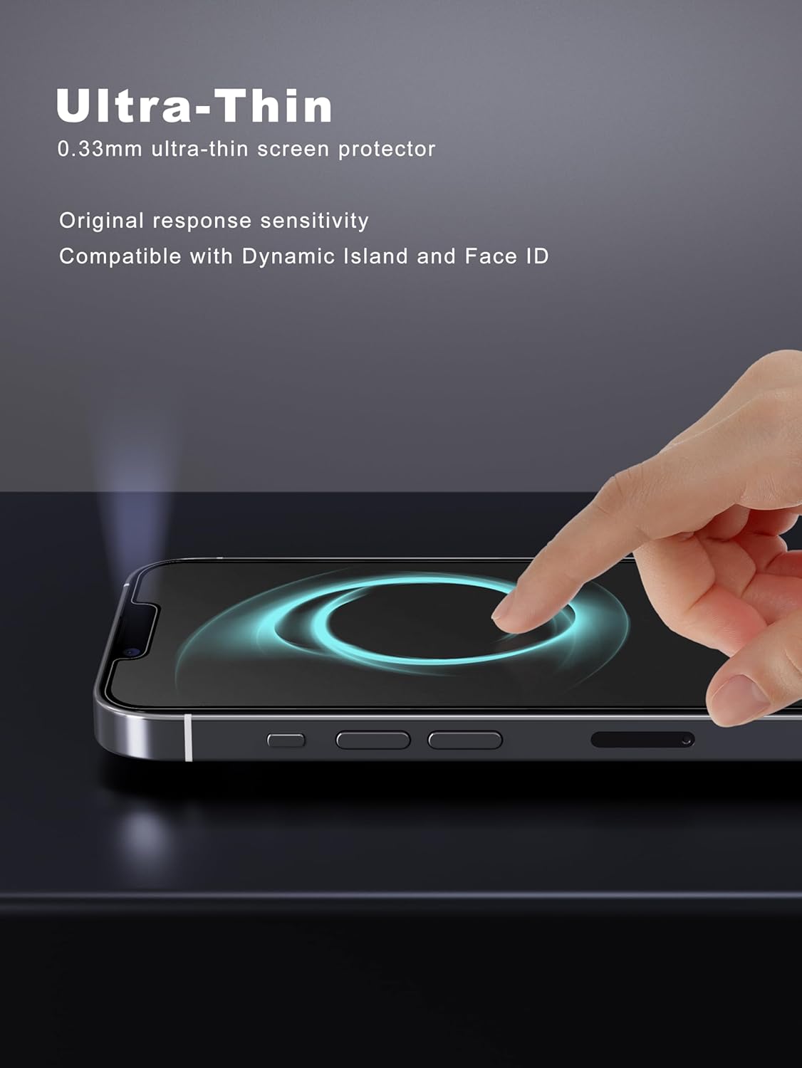 2 Pack Matte Screen Protector for iPhone 12 Pro Max 6.7 inch, Anti Fingerprint Anti-Glare Screen Protector Tempered Glass Easy Installation
