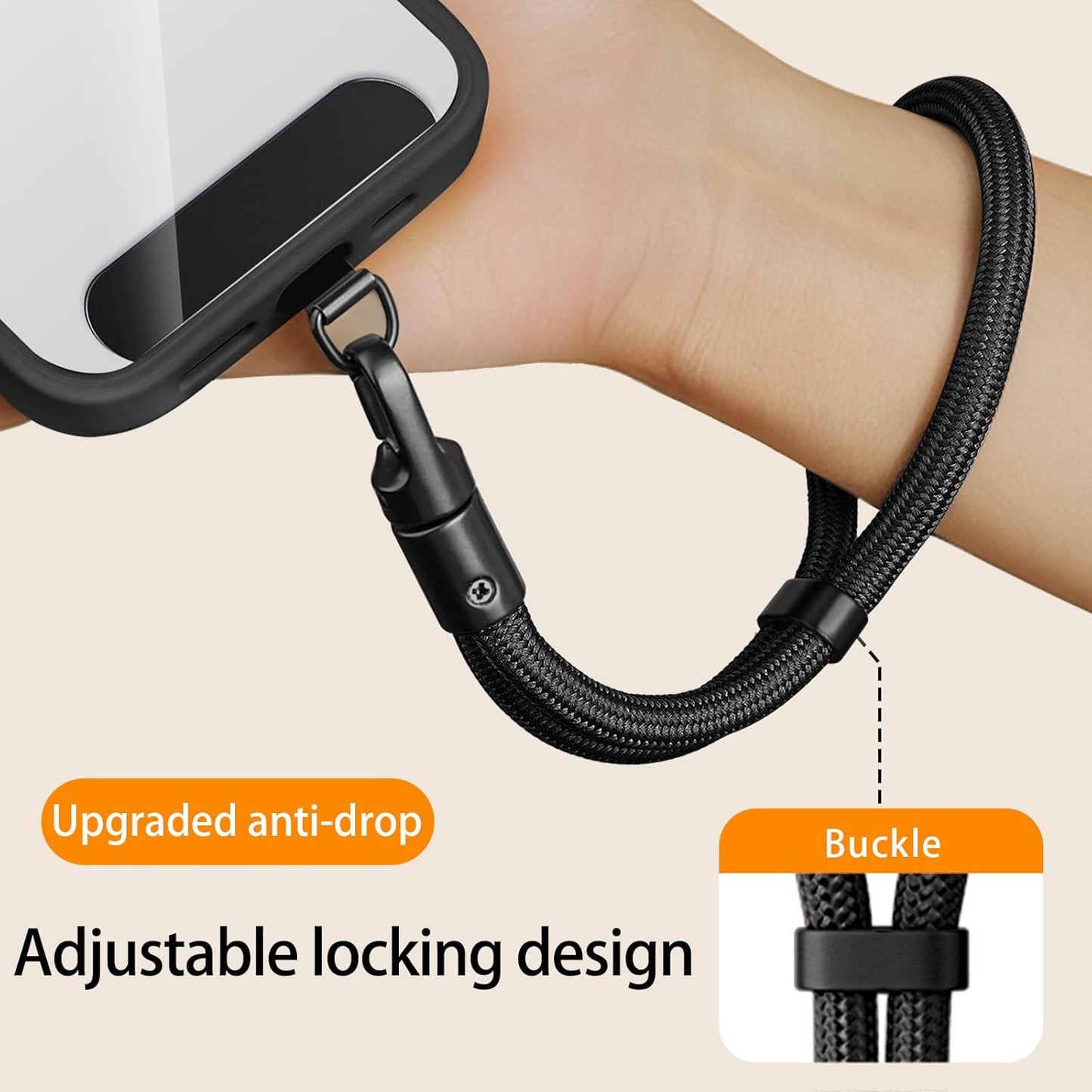 Wrist Lanyard, Phone Camera Wrist Strap for Camera iPhone Case Camera, Anti Theft Strap Lanyard with 360° Rotating Hook, Phone Wristlet Charm for Travel