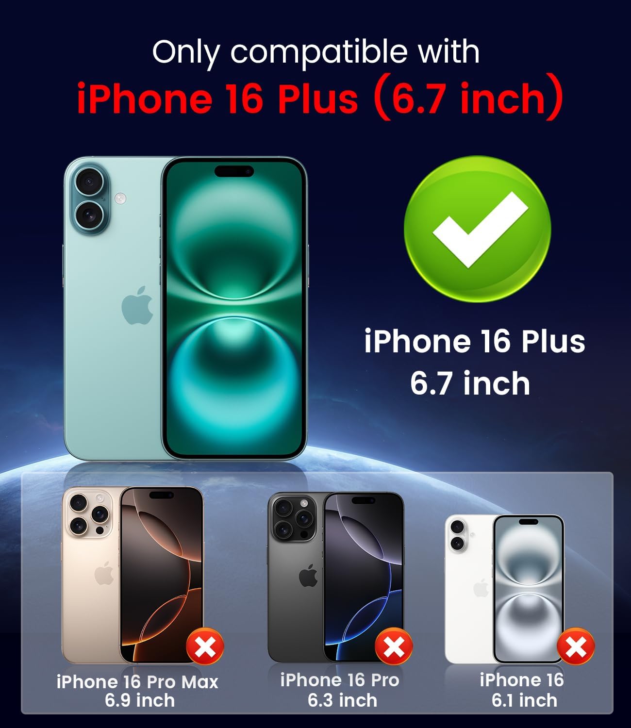 Magnetic for iPhone 16 Plus Case [Compatible with MagSafe][Built-in Camera Lens Protector] Slim Soft Silicone Bumper Shockproof Metallic Luster Phone Case (Burgundy)
