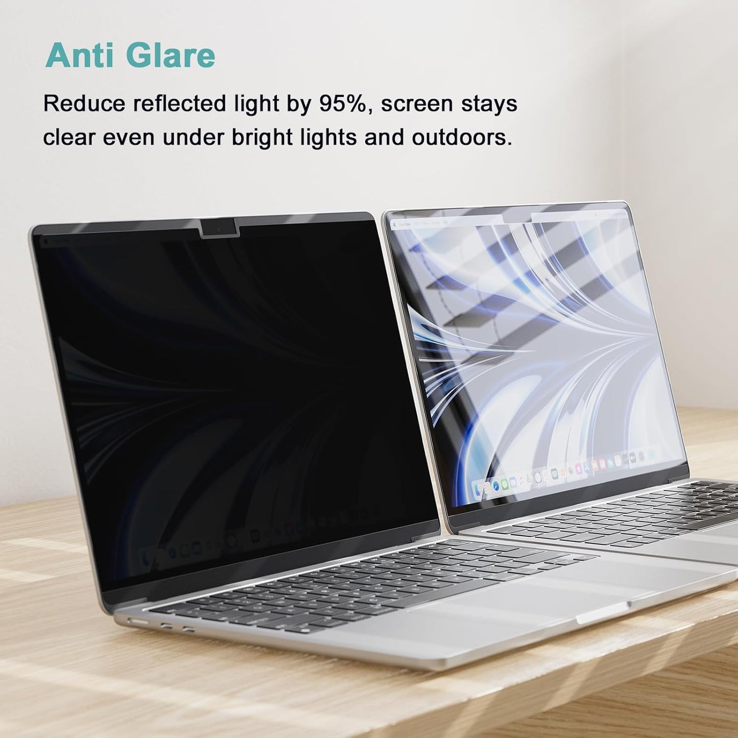 Privacy Screen MacBook Pro 14 Inch (2021-2023, M1, M2, M3-A2918 A2992 A2442 A2779), Magnetic Removable Matte Anti Blue Light Glare Filter 14in Privacy Screen Protector Compatible with Mac Pro 14.2""