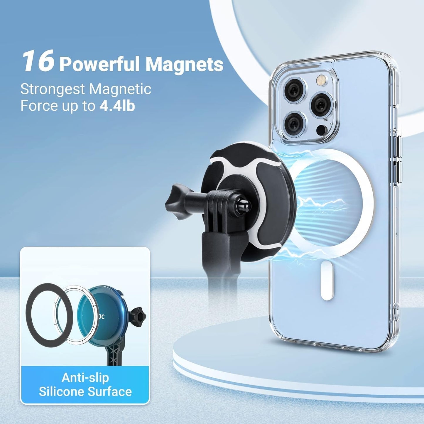 Tripod for iPhone, Selfie Stick for iPhone with Remote, Phone Tripod for Recording,Compatible with All Cell Phone and Camera, A67P-C (52")"