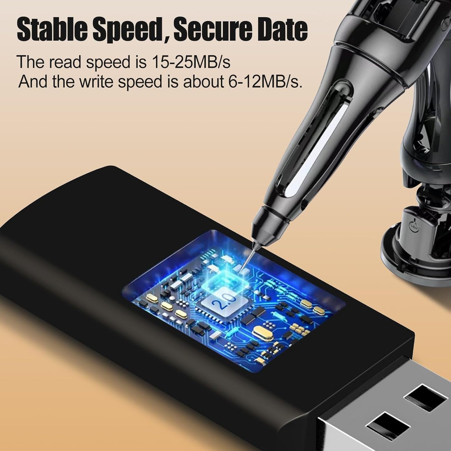 EASTBULL 2GB USB Flash Drive Bulk Thumb Drives 20 Pack with Lanyards USB 2.0 Memory Sticks Zip Drive Pen Drive for Storage and Backup Gold 20PCS 2GB