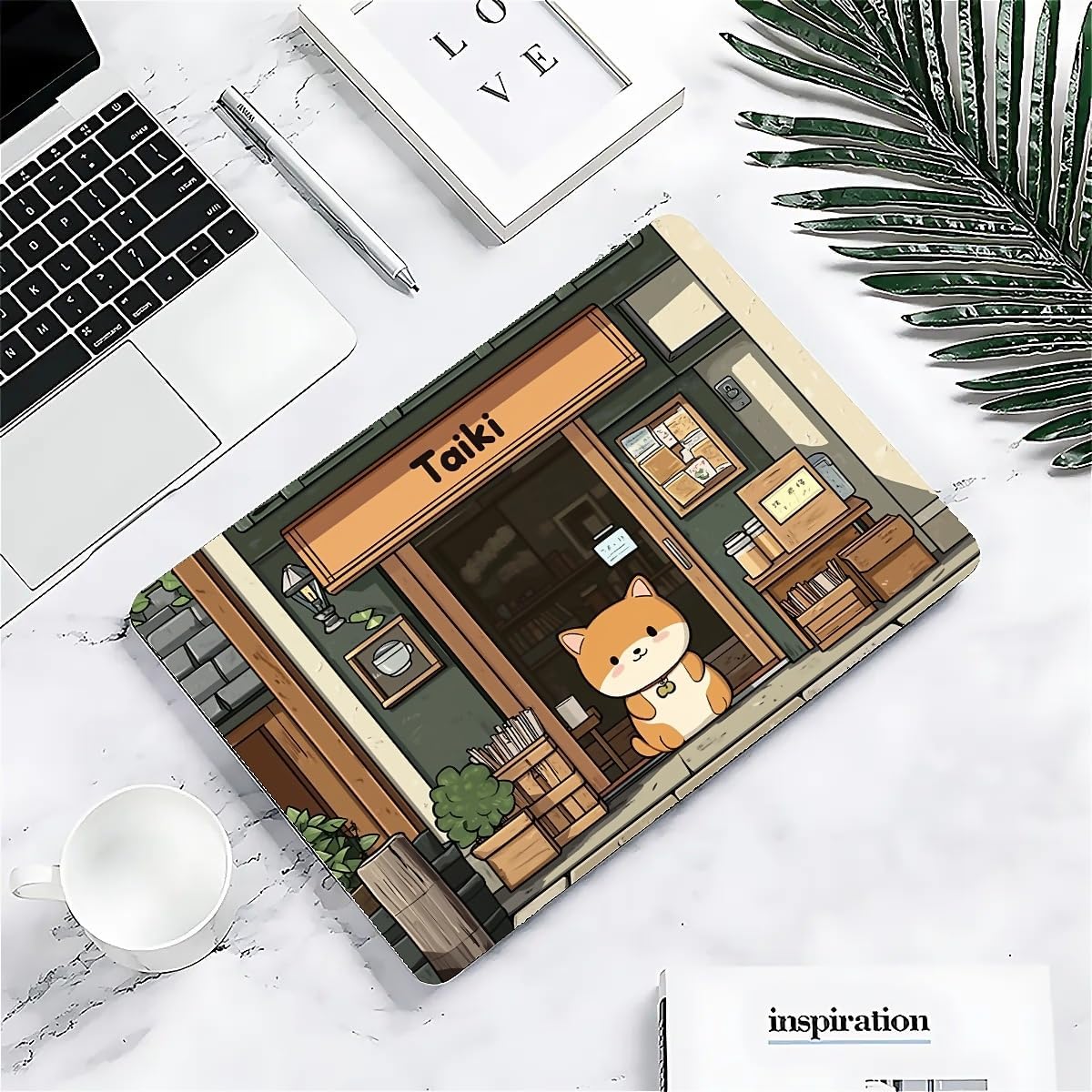 Compatible with MacBook Air 13.3 13.6 Inch Case 2022 2021 2020 2019 Plastic Hard Shell Case Cover,13.3 Pro(A1706/A1708/A1989/A2159/A2289/A2338), A Cute Shiba