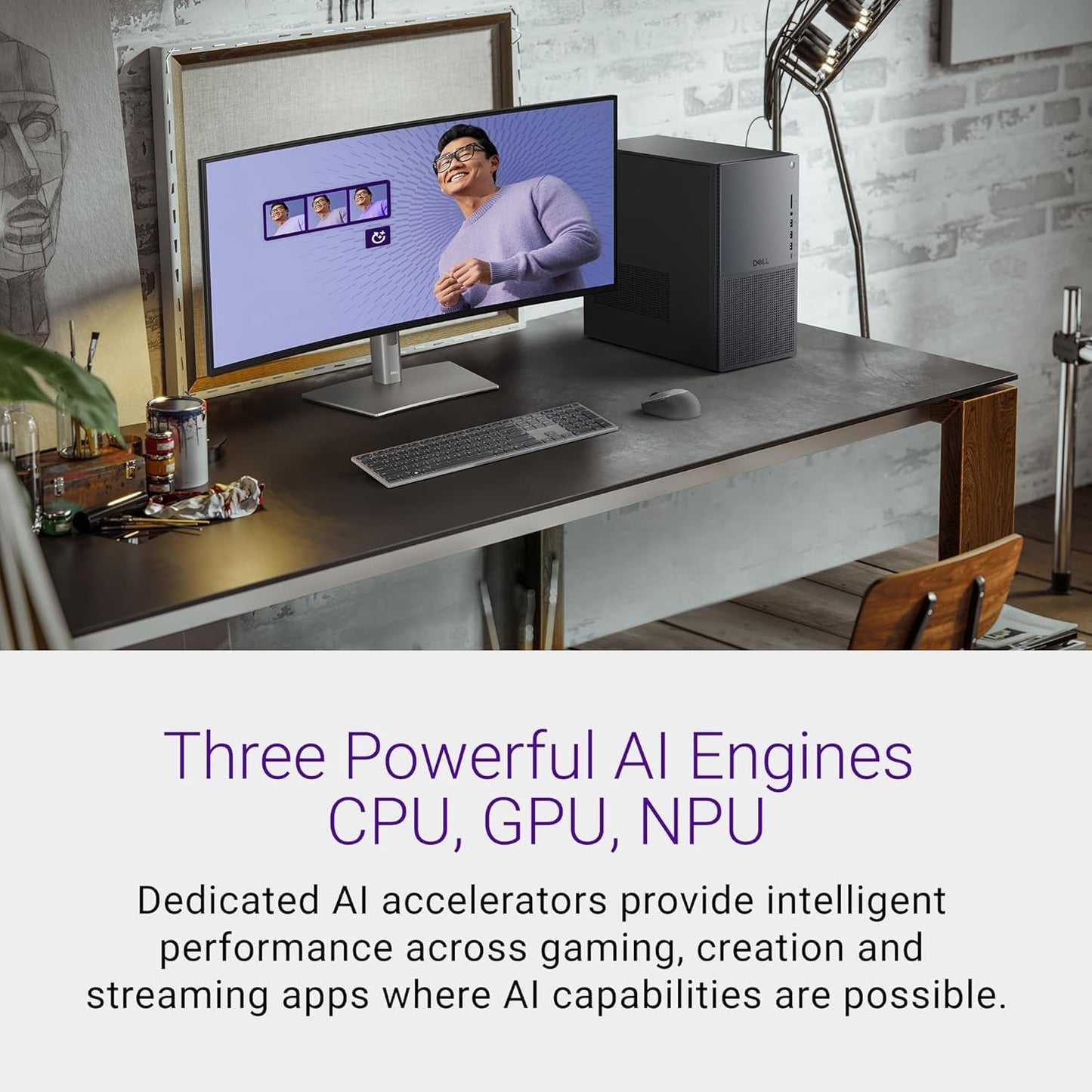 Dell Tower Plus EBT2250 Desktop Computer - Series 2 Intel Core Ultra 9 285 24-Core Processor up to 5.6 GHz, 32GB DDR5 RAM, 8TB SSD, Intel UHD Graphics 770, Windows 11 Pro, Graphite - EBT 2250