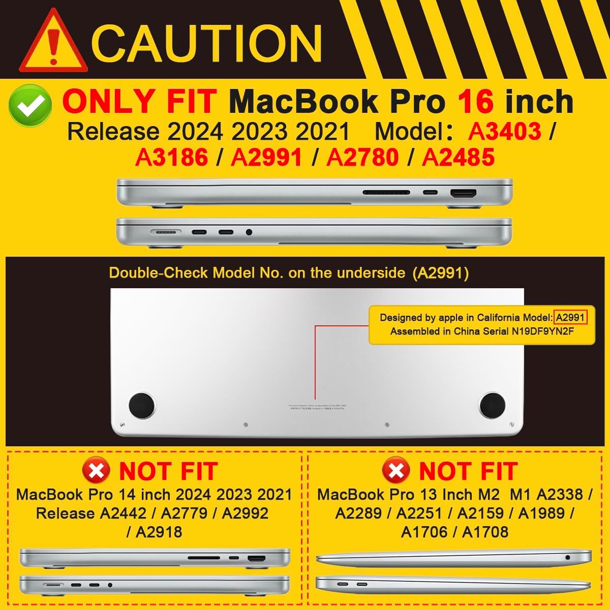 Batianda Compatible with New MacBook Pro 16 inch Case 2024 M4 Chip 2023 2021 Release with M3 M2 Pro Max, Heavy Duty Protective Plastic Hard Shell with Fold Kickstand & Keyboard Cover Protector, Gray