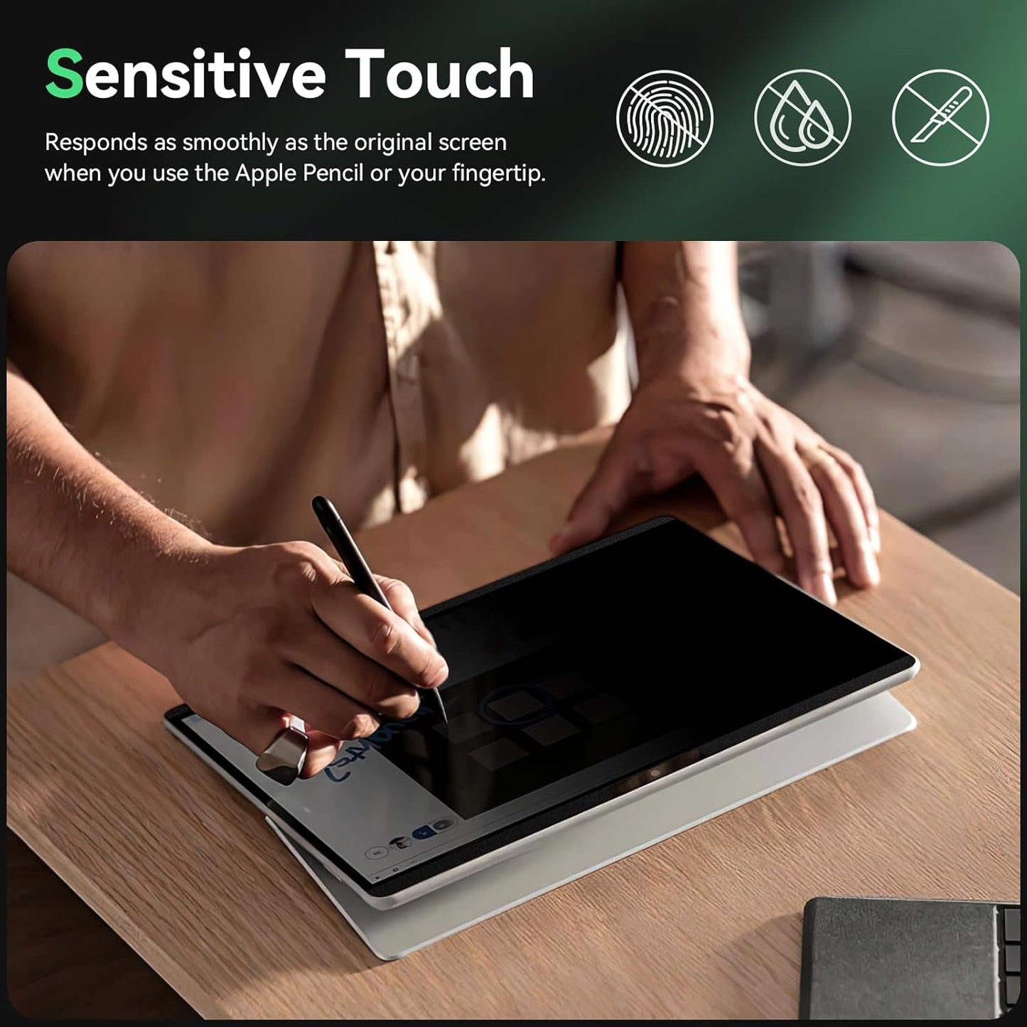 Magnetic Privacy Screen Protector for Surface Pro 11/10/9/8/X -13 Inch Anti Glare Filter, Anti Blue Light Film, Removable Shield Microsoft Surface Pro 9 Accessories, Matte Bubble Free Guard