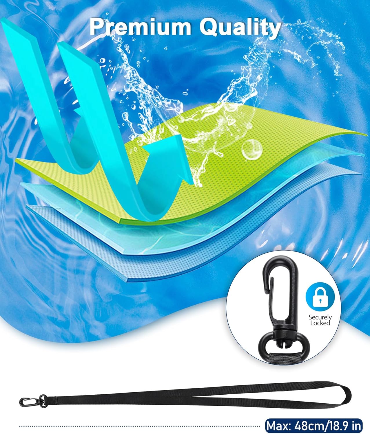 2025 Waterproof Phone Pouch: 3 Pack Cruise Ship Essentials Must Haves Dry Bag for Beach Vacation Essentials Accessories, Water Proof Phone Case for iPhone 16 15 14 13 12 Pro Plus Max Galaxy
