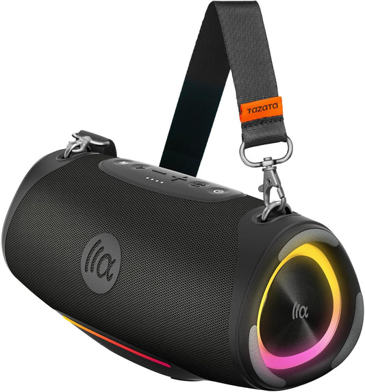 Portable Bluetooth Speaker,IPX7 Waterproof 80W Loud Stereo Sound Wireless Outdoor Speaker for Pool,Shower,Camping Bike Use,8H Playtime