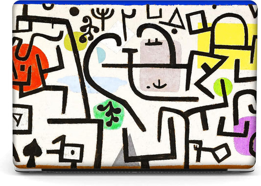 Compatible with MacBook Pro 13 inch Art Case Skin, 2022, 2021, 2020-2016 Release A1706/A1989/A2159 Abstract Hard Shell with Keyboard Cover & Screen Protector (Picture of A Journey by Paul Klee)