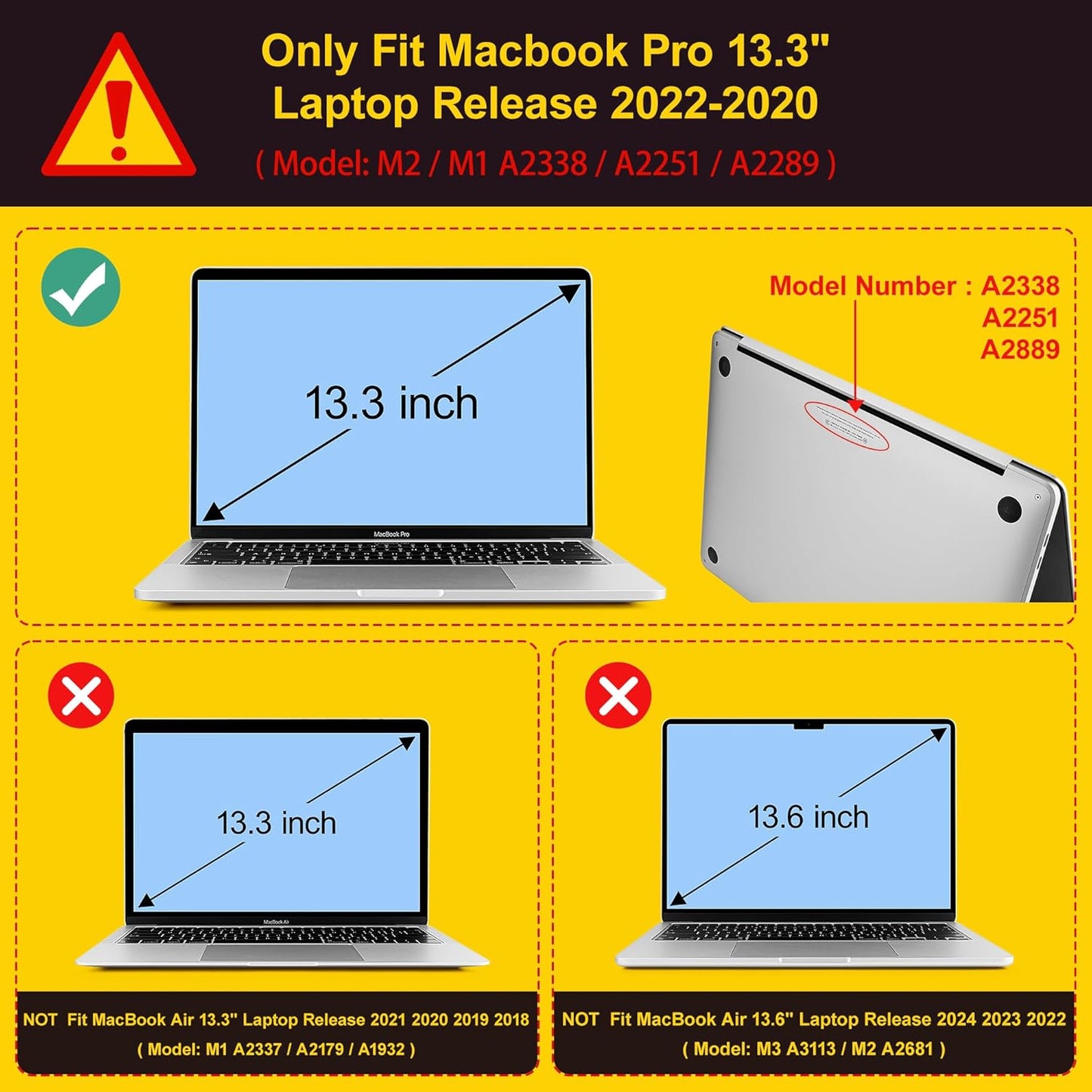 Mektron Custom Personalized Photo for MacBook Pro 13-inch Case 2022 2021 2020 Release A2338 M2 M1 A2289 A2251, Printed Plastic Hard Shell Cover for New MacBook Pro 13.3-inch Touch Bar Fits Touch ID